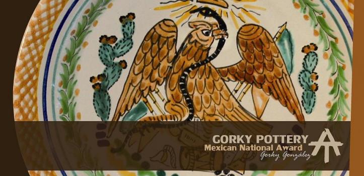 mexican ceramic mexican potttery folk art talavera Gorky Gonzalez CATALOGO GORKY
