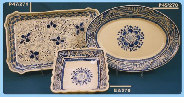 ceramica mexicana pintada a mano majolica talavera libre de plomo .