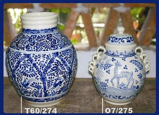 ceramica mexicana pintada a mano majolica talavera libre de plomo .