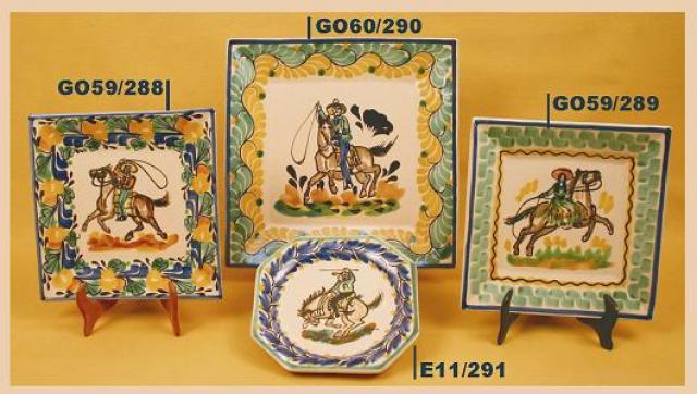 ceramica mexicana pintada a mano majolica talavera libre de plomo .