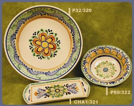 ceramica mexicana pintada a mano majolica talavera libre de plomo .