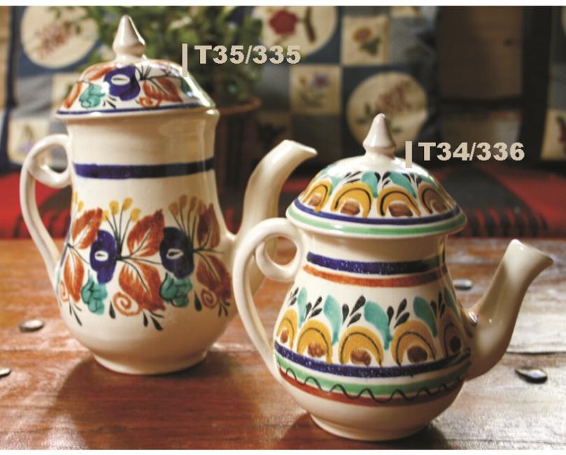 ceramica mexicana pintada a mano majolica talavera libre de plomo Teteras