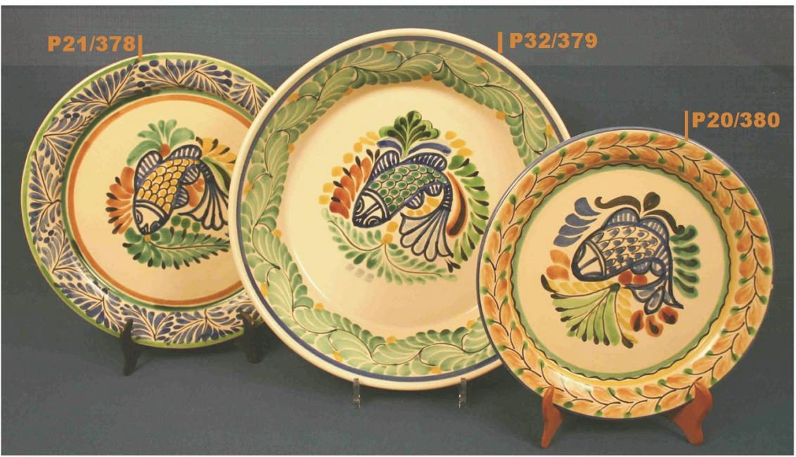 ceramica mexicana pintada a mano majolica talavera libre de plomo .