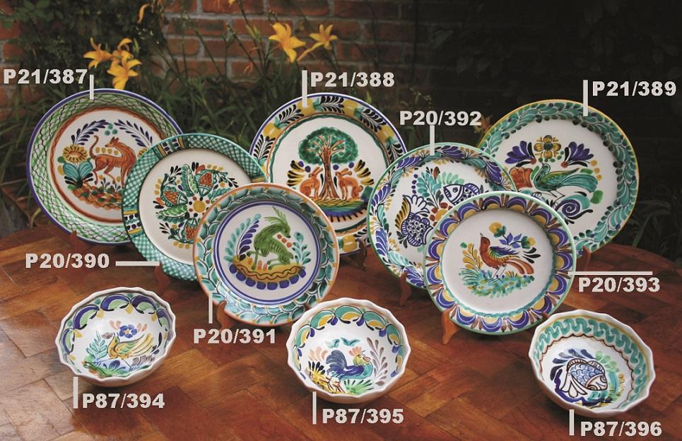 ceramica mexicana pintada a mano majolica talavera libre de plomo .