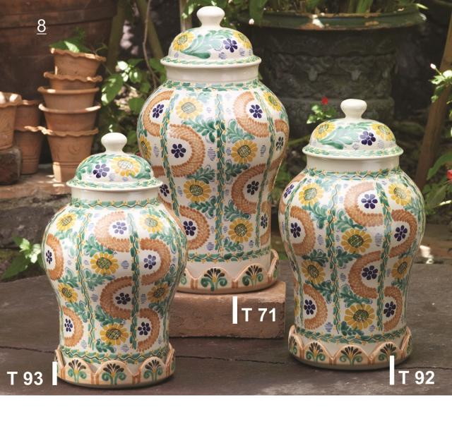  mexican ceramic mexican potttery folk art talavera Gorky Gonzalez Set (3) Olan Base