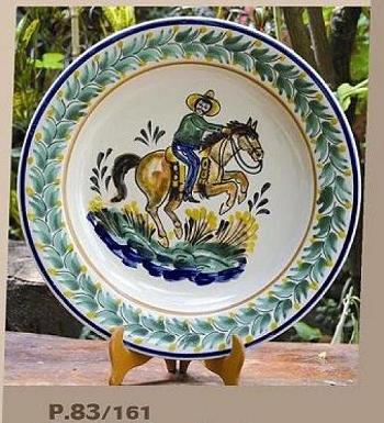 ceramica mexicana pintada a mano majolica talavera libre de plomo .