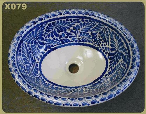 ceramica mexicana pintada a mano majolica talavera libre de plomo X079