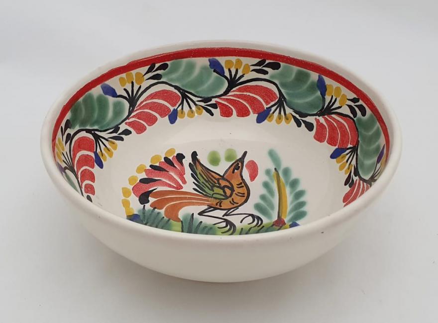  190712-16-01+mexican-bowl-handmade-handcrafts-bird-christmas-tableware-talavera-majolica