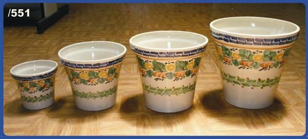  mexican ceramic mexican potttery folk art talavera Gorky Gonzalez Traditional<br>Flower Pots