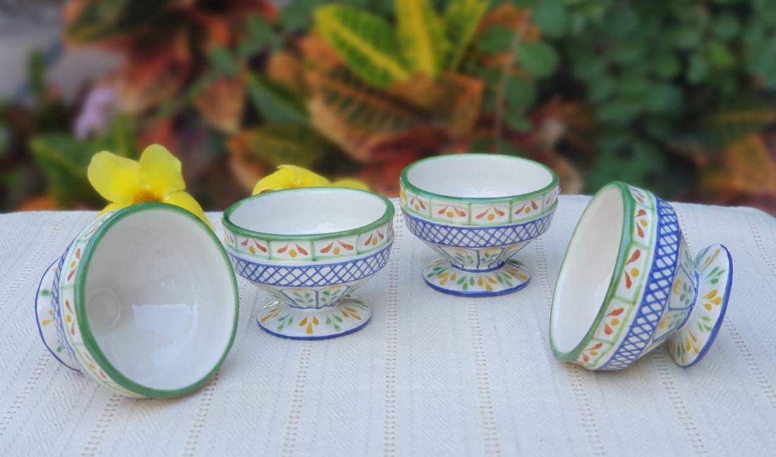  200615-02-01+mexican+ceramics+decorative+pottery+ice+cream+dessert+cup+majolica+talavera+mexico