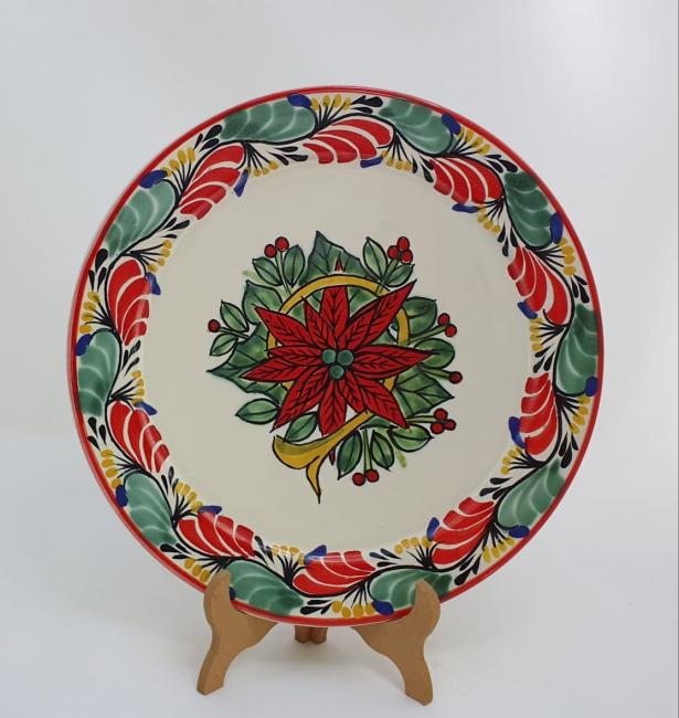  201113-03+mexican-plates-poinsettia-christmas-decor-tablesetting-handcrafts-handmade