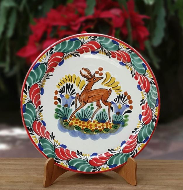  201113-08+ceramic-plates-handcrafts-christmas-deer-motive-tablesetting-gift-amazon-ebay