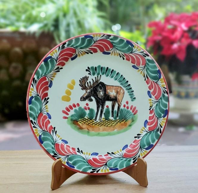 201113-20+ceramic-plates-handcrafts-christmas-moose-motive-tablesetting-gift-amazon-ebay