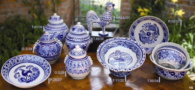 ceramica mexicana pintada a mano majolica talavera libre de plomo .
