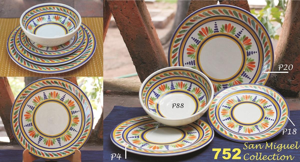 ceramica mexicana pintada a mano majolica talavera libre de plomo Coleccion San Miguel