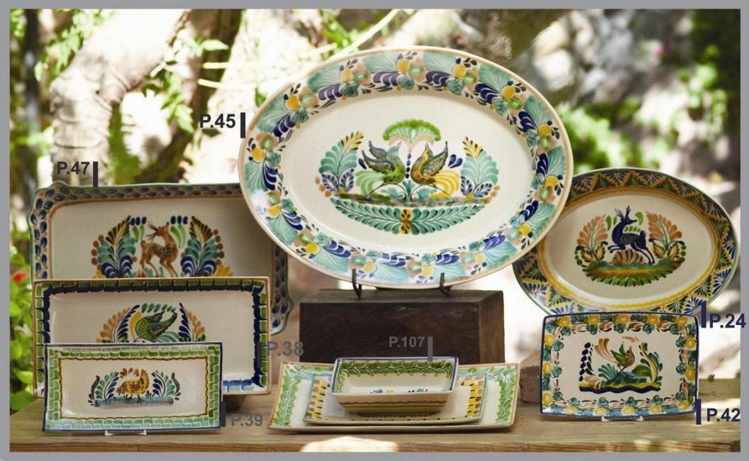 ceramica mexicana pintada a mano majolica talavera libre de plomo Colleccion Animales