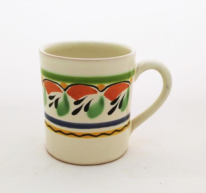  mexican ceramic mexican potttery folk art talavera Gorky Gonzalez Coffe Mug<br>Green-Red-Blue