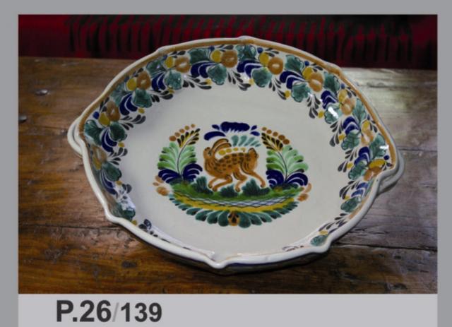  mexican ceramic mexican potttery folk art talavera Gorky Gonzalez Serving Piece