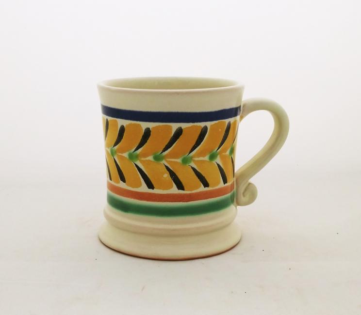  mexican ceramic mexican potttery folk art talavera Gorky Gonzalez Coffe Mug Traditional<br>Yellow-Black