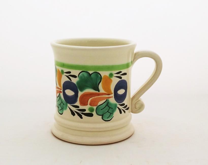 ceramica mexicana pintada a mano majolica talavera libre de plomo Tarro Cafe Tradicional<br>Cenefa Tradicional II