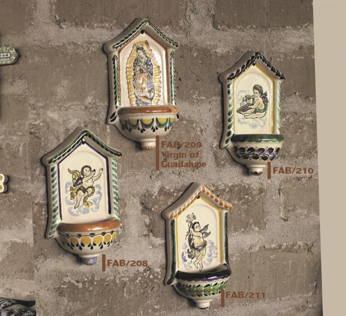 ceramica mexicana pintada a mano majolica talavera libre de plomo Fuentes de Agua Vendita 2