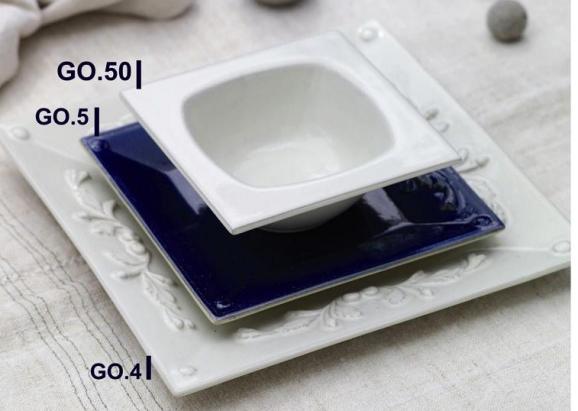ceramica mexicana pintada a mano majolica talavera libre de plomo Platos cuadrados Lisos 2