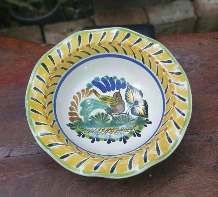 bird-pasta-bowl-tableware-majolica-custom-handmade-mexico-tabletop-amazon-ebay-etsy-momday-gifts