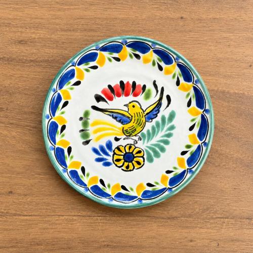 canarie-ceramic-bread-plate-mayolica-brush-painted-dishware-1-1