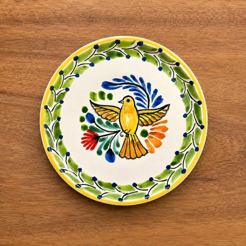  canarie-ceramic-bread-plate-mayolica-brush-painted-dishware-3-2