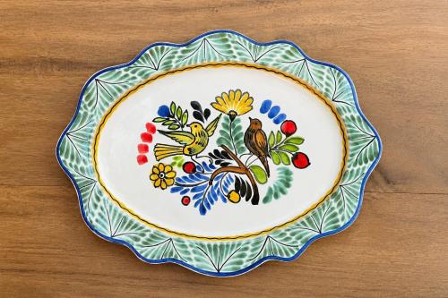  canaries-majolica-art-ceramic-oval-platter-tray-gifts-kitchen-1-2