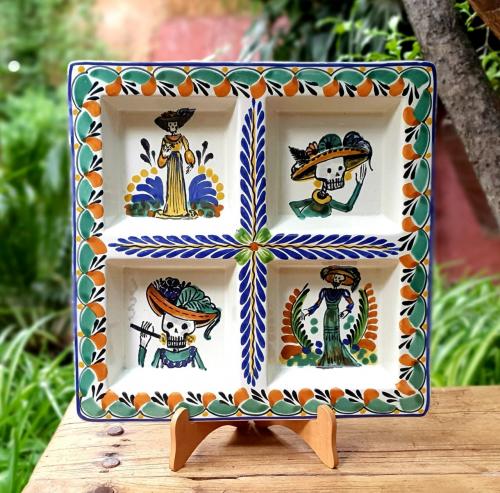  catrina-tray-handcrafts-ceramic-mexico-hallowen-day-beauti-table-decor-2