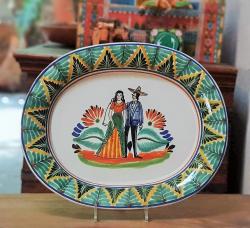 190128-08-weddingovaltray-mexicanweddings-oval-tray-charros-serving-dinner-saladplates-mexico--handthowrn-handmade-hand-painted-mexican-pottery
