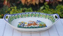 200722-22-01-mexican-ceramic-pottery-oval-bowl-with-handle-talavera-majolica-hand-made-mexico-table-serving-rooster-design