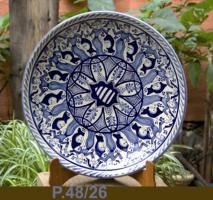 ceramica mexicana pintada a mano majolica talavera libre de plomo Platon Especai Modelo 26