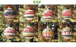 ceramica mexicana pintada a mano majolica talavera libre de plomo Ornamento Esfera