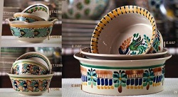 ceramica mexicana pintada a mano majolica talavera libre de plomo Set Bowls