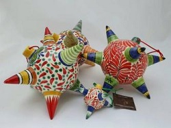 ceramica mexicana pintada a mano majolica talavera libre de plomo Ornamento Piñata<br>Grande
