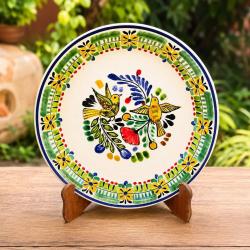 canaries-majolica-art-ceramic-serving-round-platter-kitchen-2-1