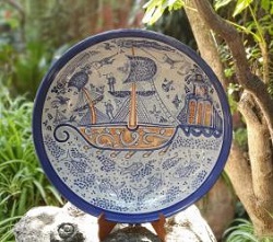 ceramic-decorative-platters-talavera-majolica-handcrafts-custom-designs-momday-gifts