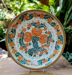 ceramics-mexican-wall-platters-decorative-folk-art-hand-made-mexico-gorky-workshop