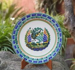 dancing-bird-1-plate-mexicanpottery-ceramics-handmade-handthrown-handpaited-gorkypottery-mexico-majolica-eatdifferent-tabletop-ceramics-