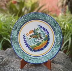 dancing-bird-4-plate-mexicanpottery-ceramics-handmade-handthrown-handpaited-gorkypottery-mexico-majolica-eatdifferent-tabletop-ceramics