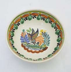 mexican-ceramic-cereal-soup-bowl-handmade-handcrafts-talavera-majolica-bird