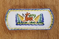 mexican-ceramic-tray-pottery-hand-painted-guanajuato-mexico-tableware-amazon-deer-pattern