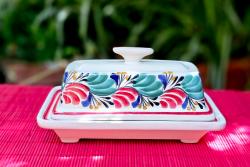 mexican-ceramics-butterdish-cover-christmas-red-blue-green-table-decor-gifts-3