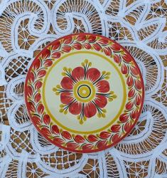 mexican-plates-tapas-plates-majolica-hand-made-mexico-red-flower-motive-tableware-amazon