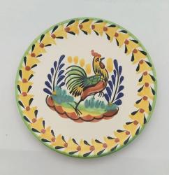 mexican-plates-tapas-plates-majolica-hand-made-mexico-rooster-motive-tableware-farm-ebay