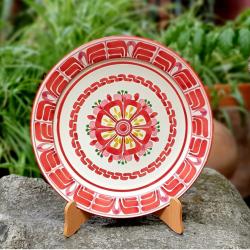 red-plates-mexican-ceramics-tableware-accent-mexico-san-miguel-wedding