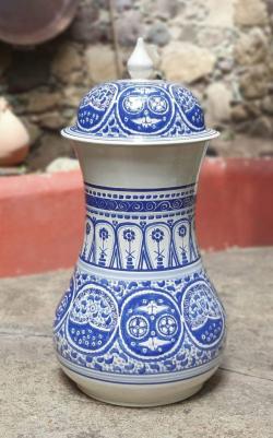 talavera-mayolica-decorative-special-vase-ceramic-handmade-handpainted-handthrown-handcrafts-interior-desing