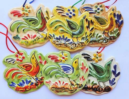  christmas-ornaments-bird-decor-tree-handpainted-flat-animals-crafts